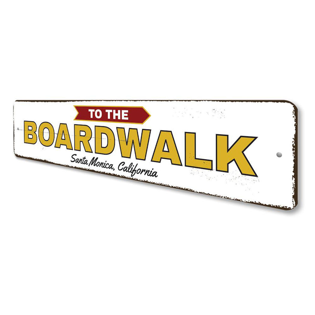 To the Boardwalk Sign