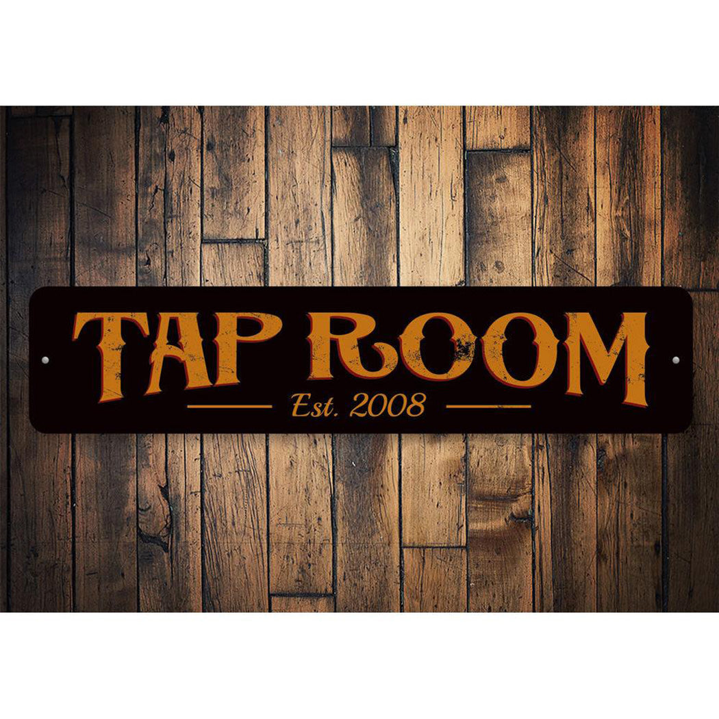 Tap Room Established Sign