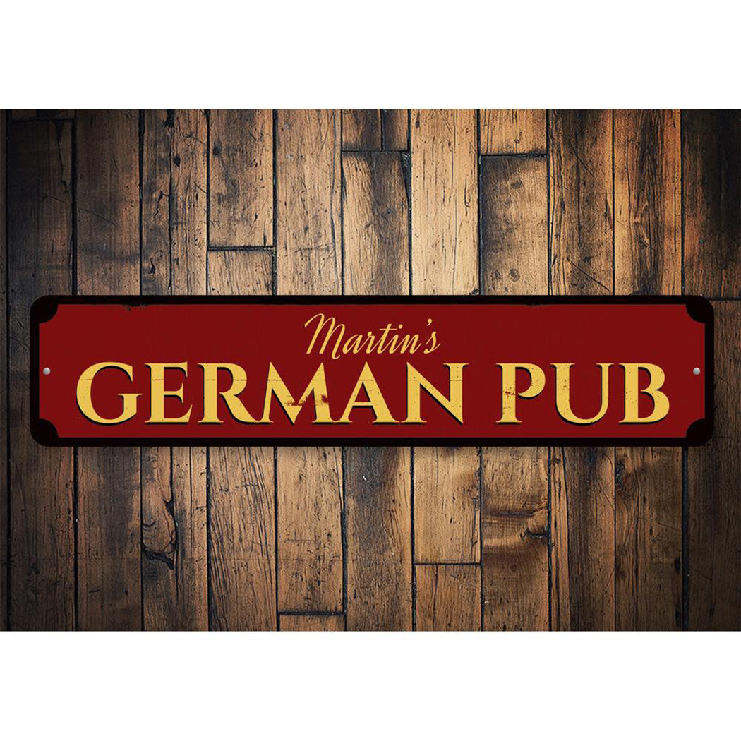 German Pub Sign