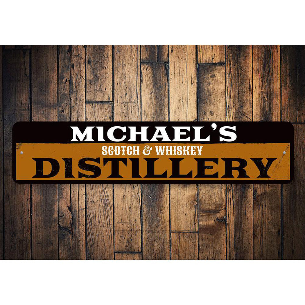 Scotch Distillery Sign