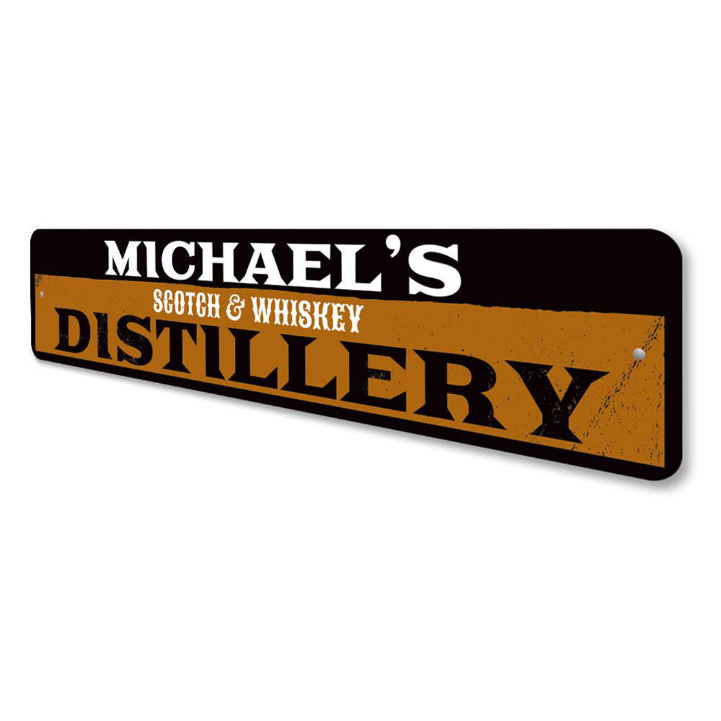 Scotch Distillery Sign