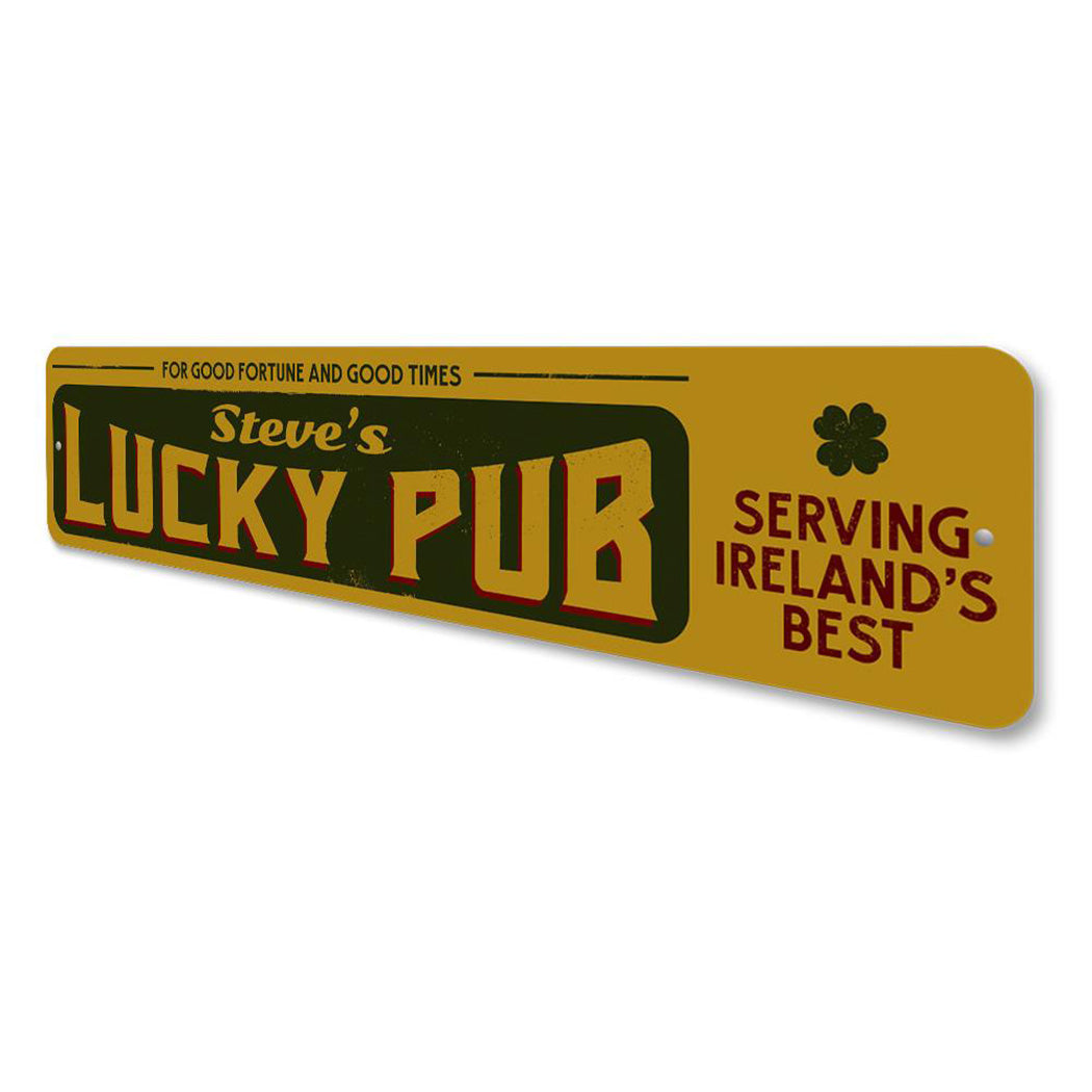 Lucky Irish Pub Sign