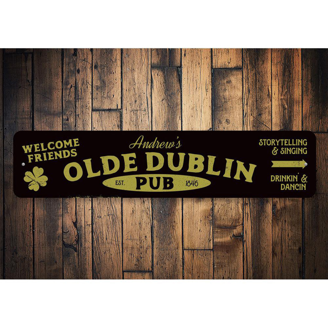 Olde Dublin Irish Pub Sign