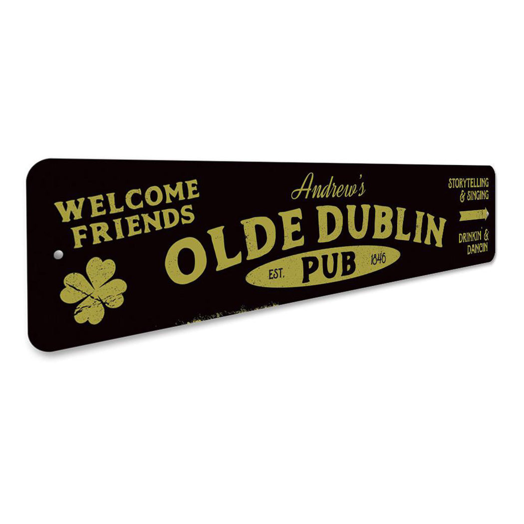 Olde Dublin Irish Pub Sign