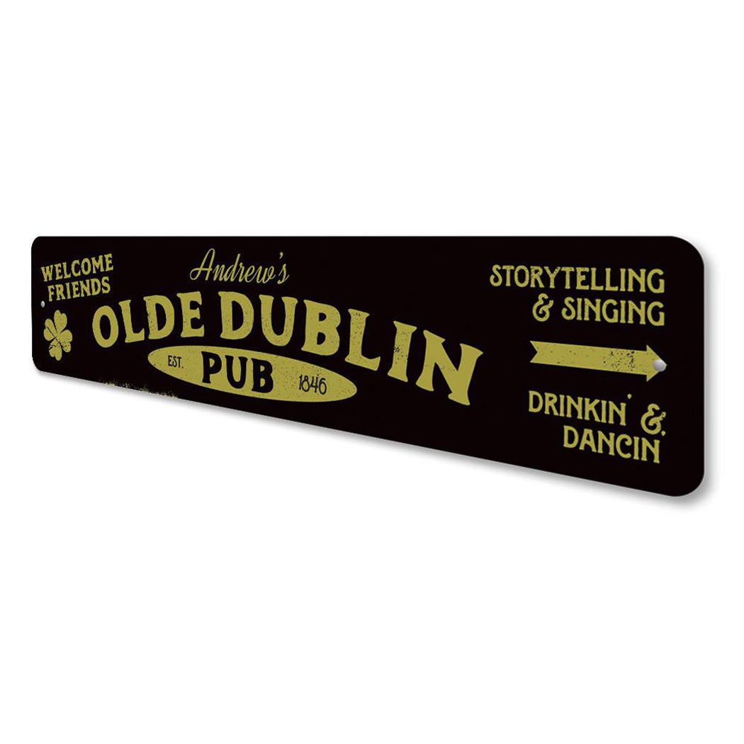 Olde Dublin Irish Pub Sign