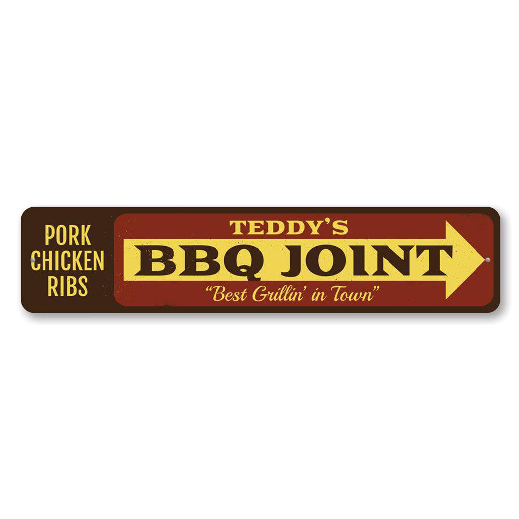 BBQ Joint Metal Sign