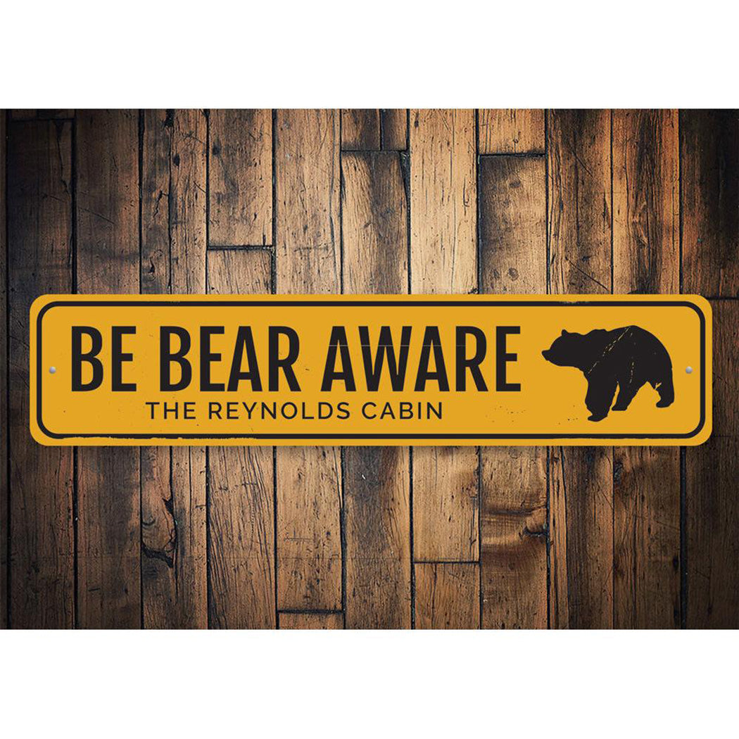 Be Bear Aware Sign
