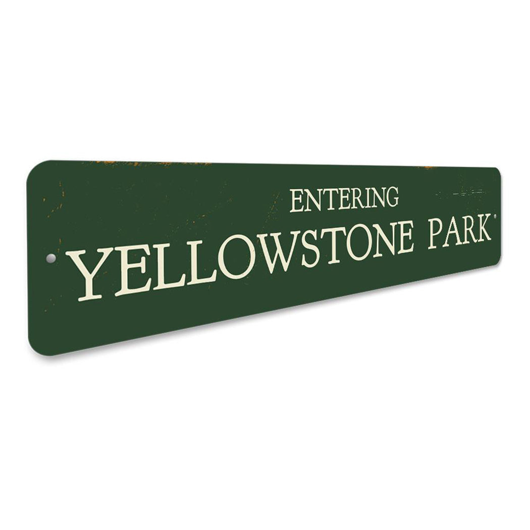 Entering Park Sign