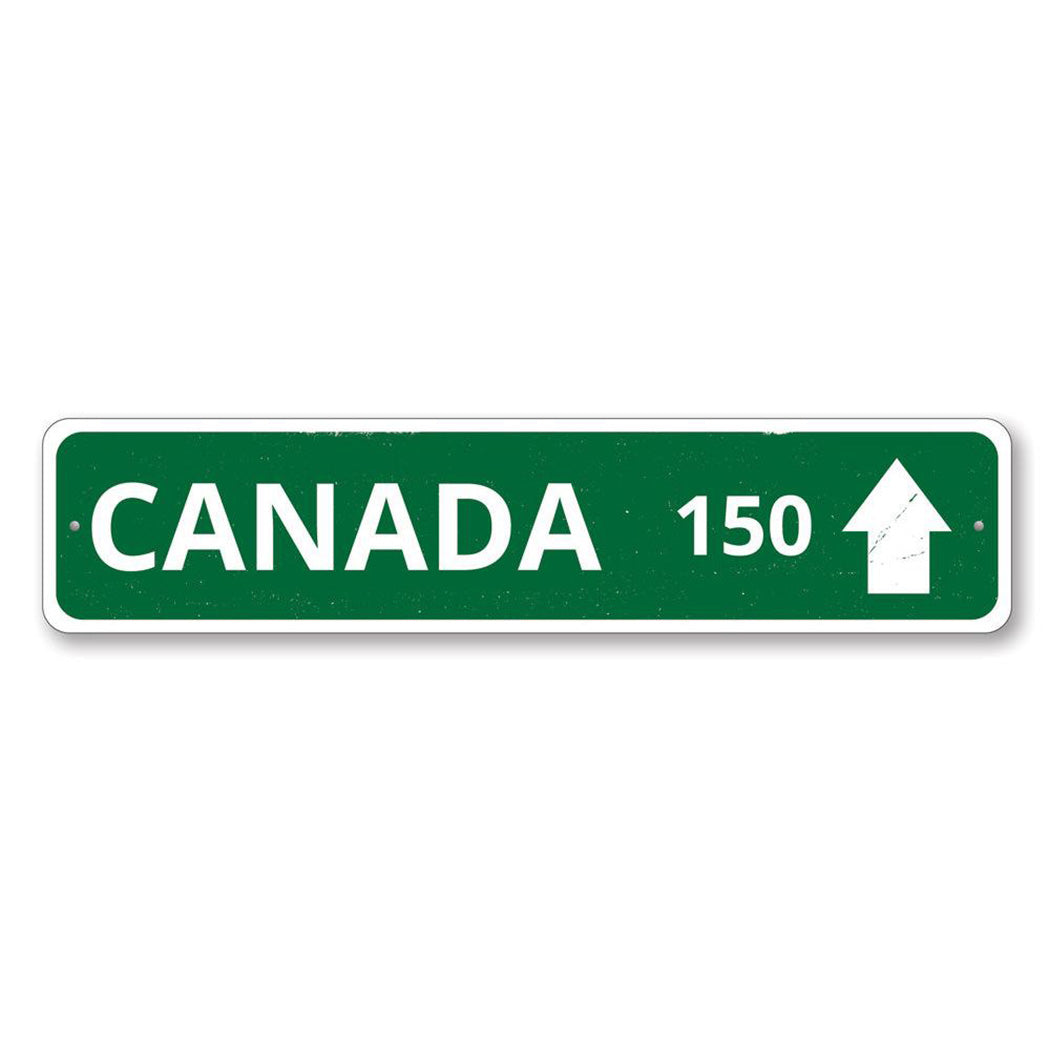 Location Directional Arrow Metal Sign
