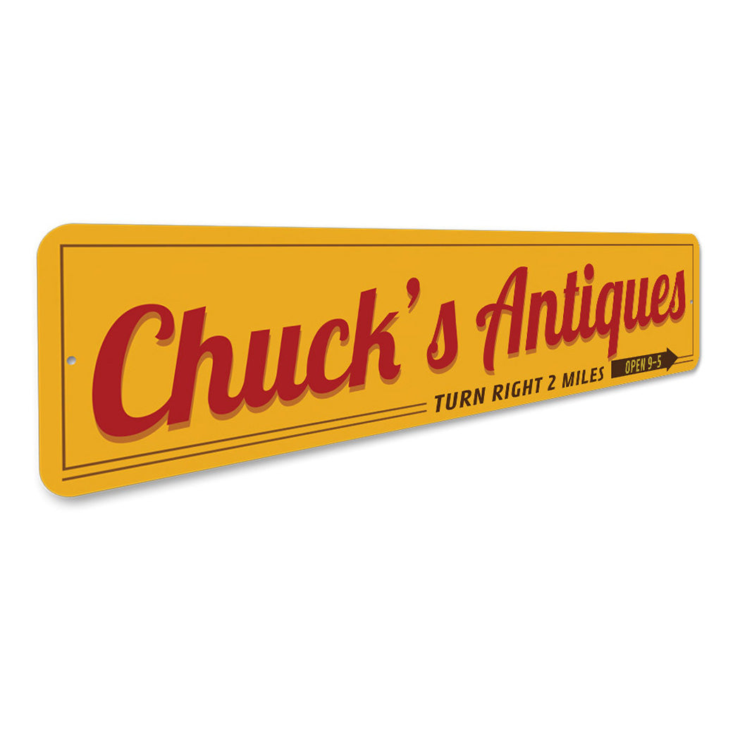 Personalized Antiques Sign