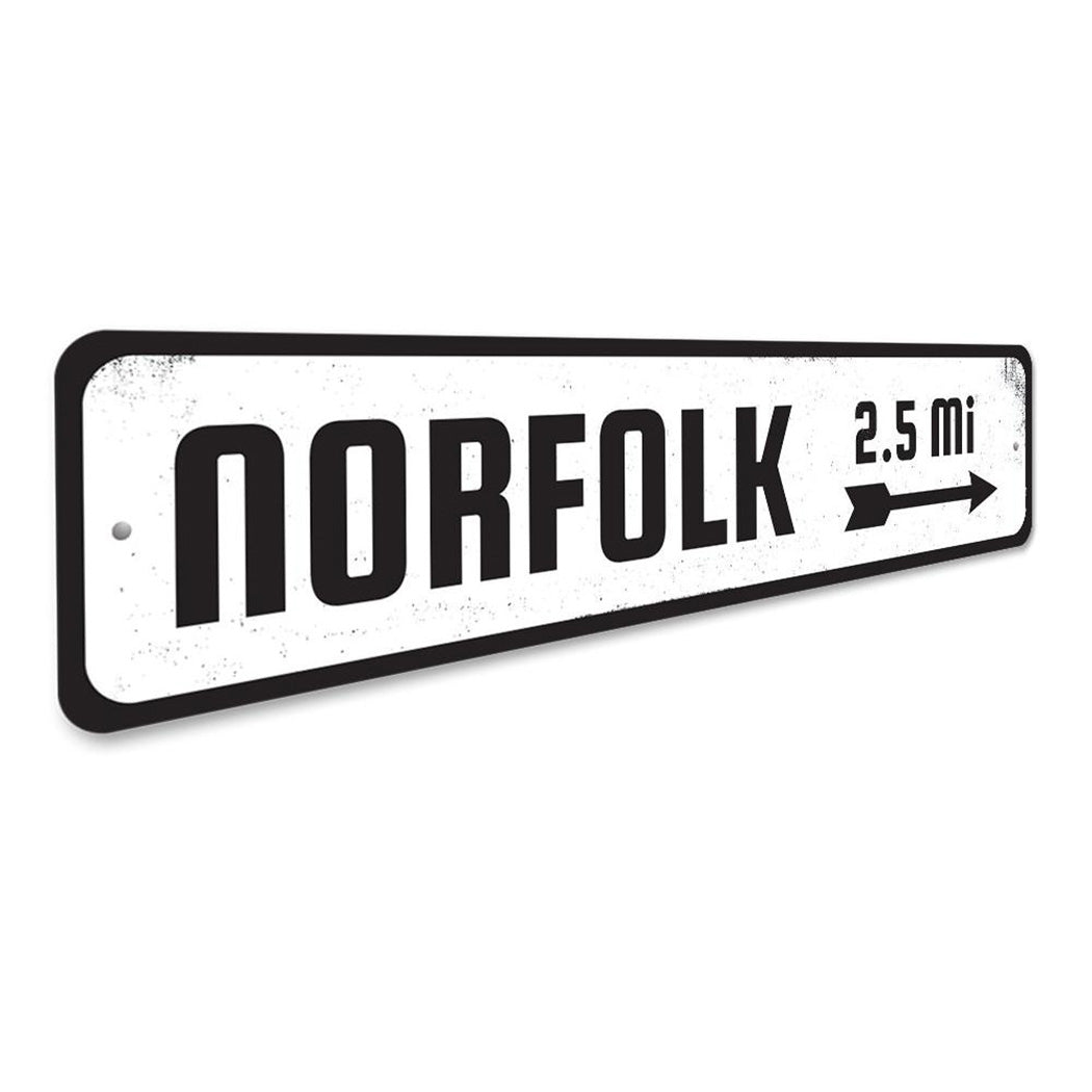 Location Arrow Sign