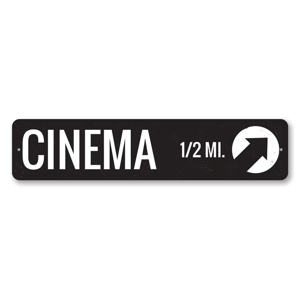 Cinema Metal Sign