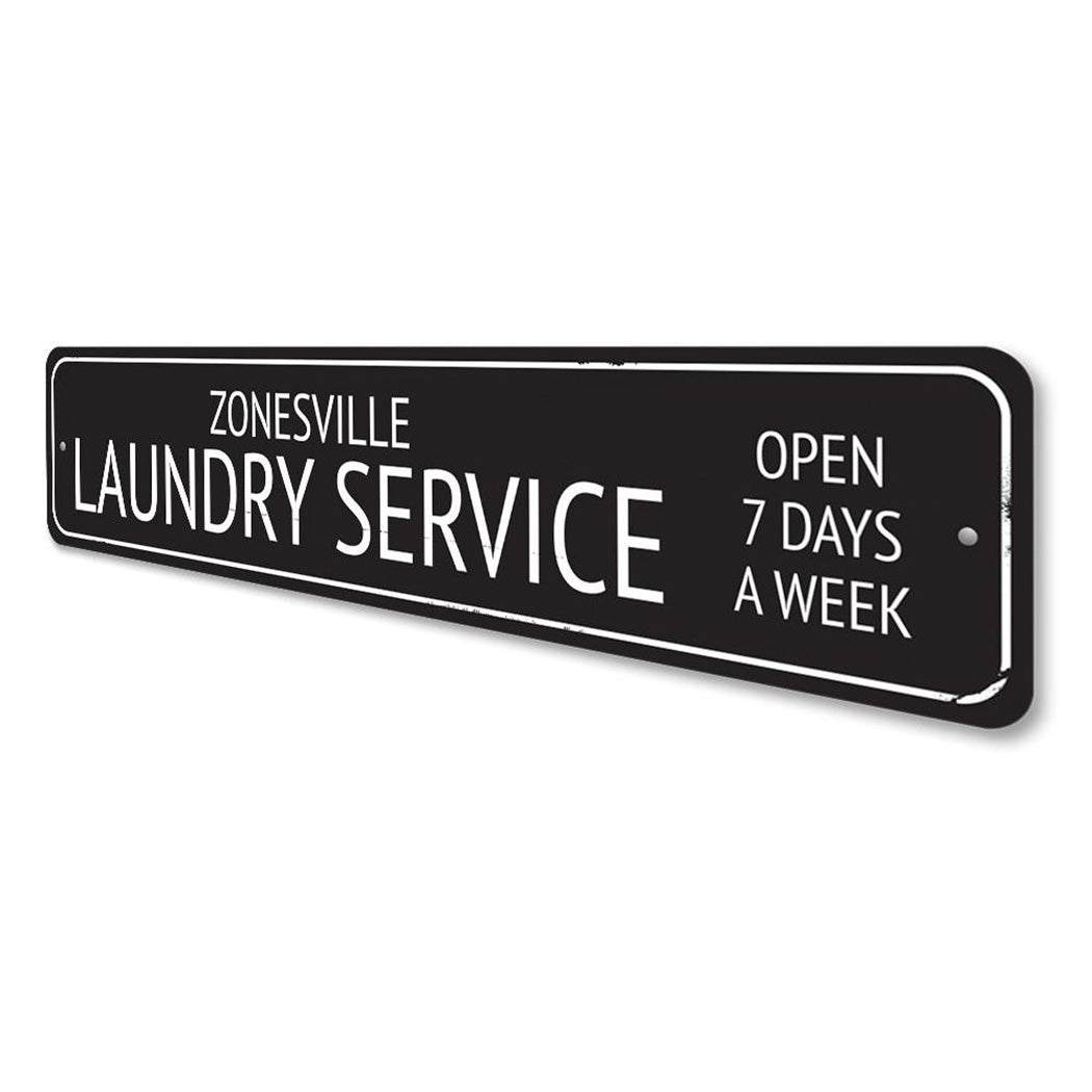 Laundry Service Sign