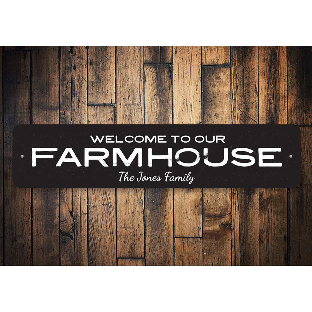 Farmhouse Welcome Sign