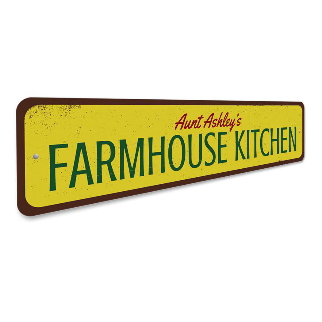 Farmhouse Kitchen Name Sign