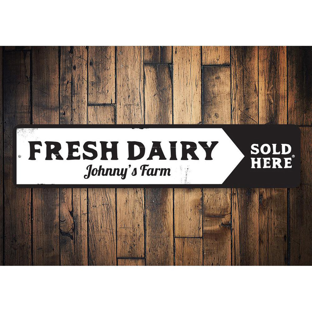 Fresh Dairy Sign