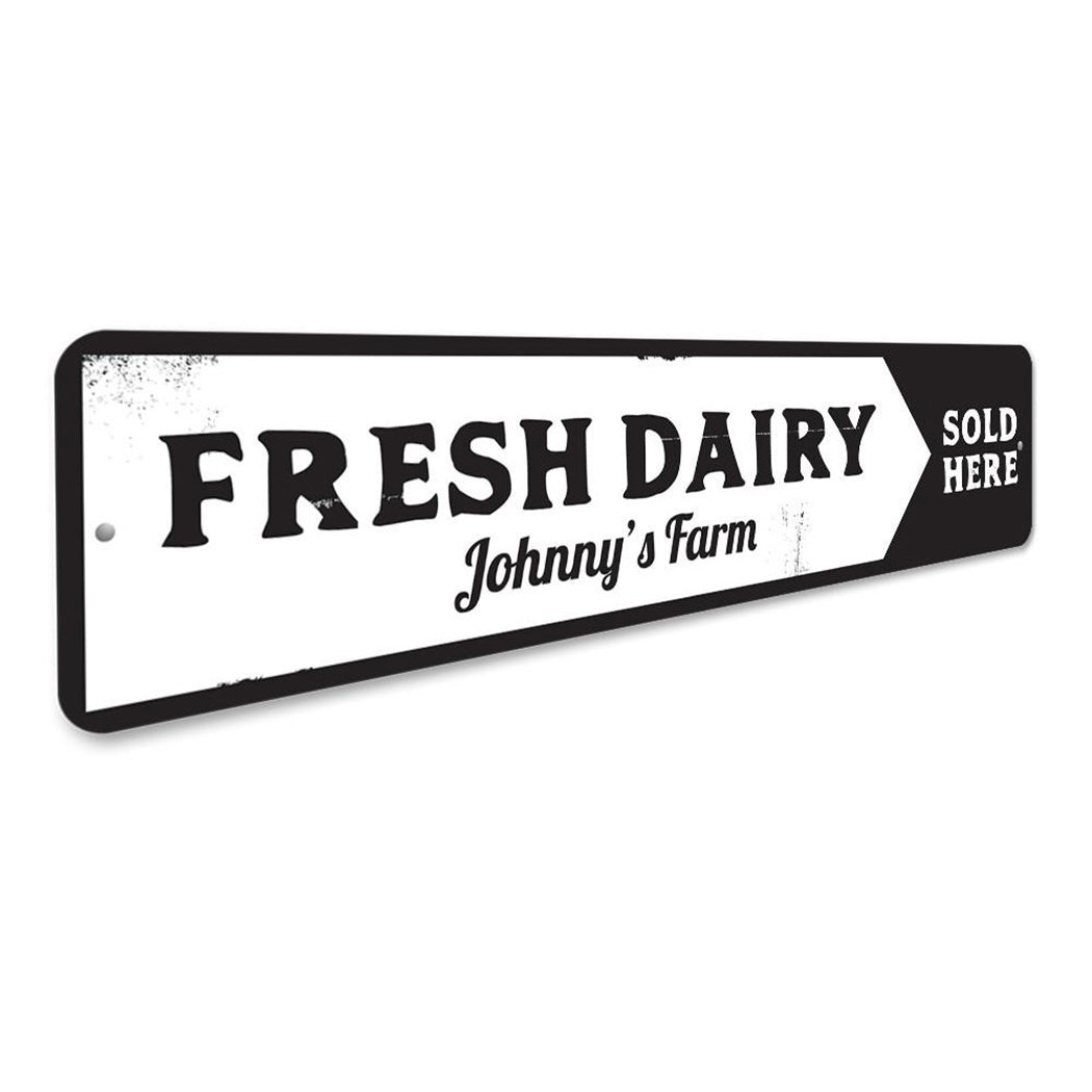 Fresh Dairy Sign