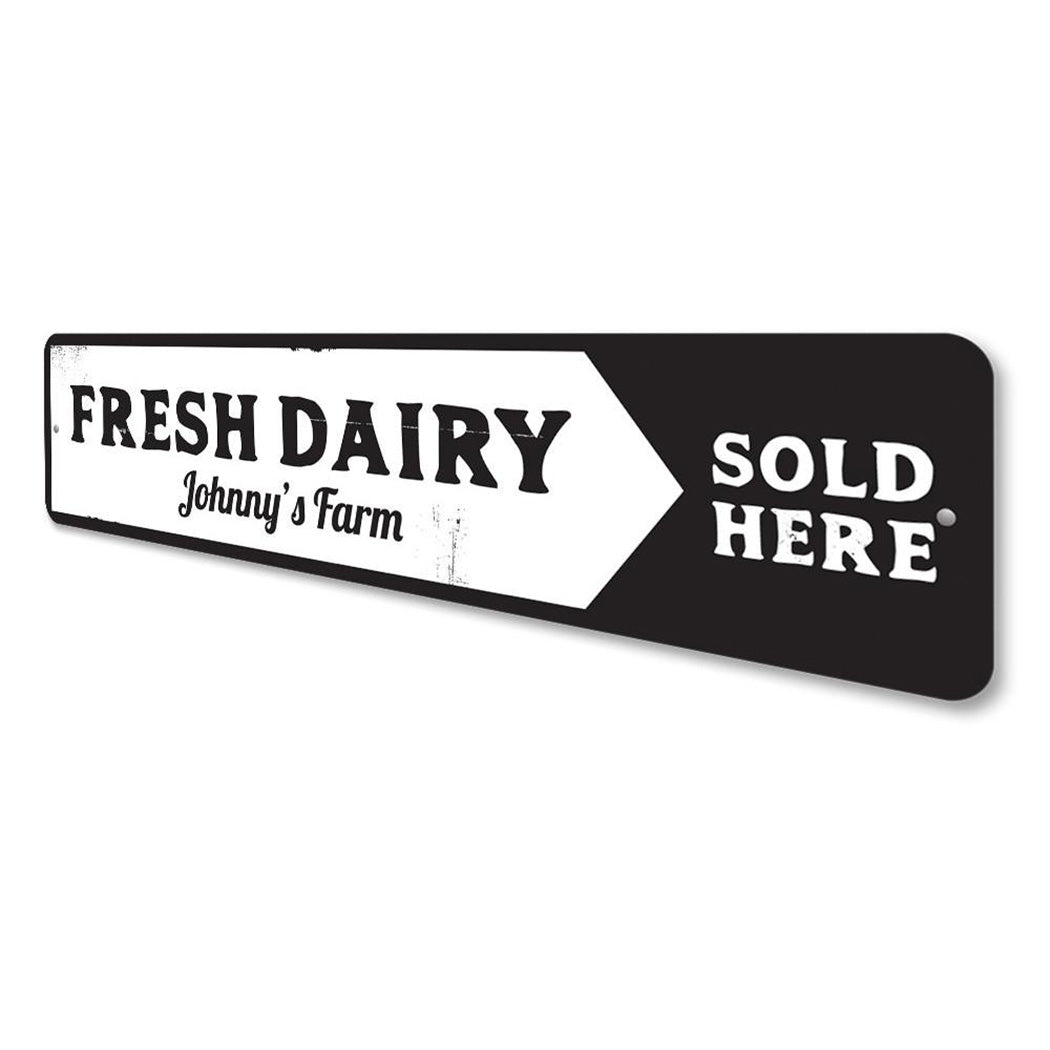 Fresh Dairy Sign