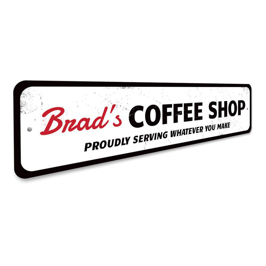 Coffee Shop Home Sign