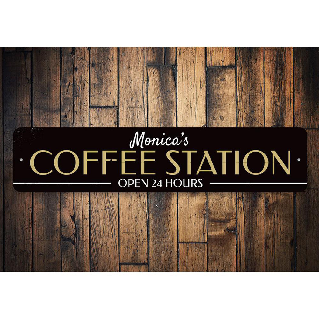 Coffee Station Sign