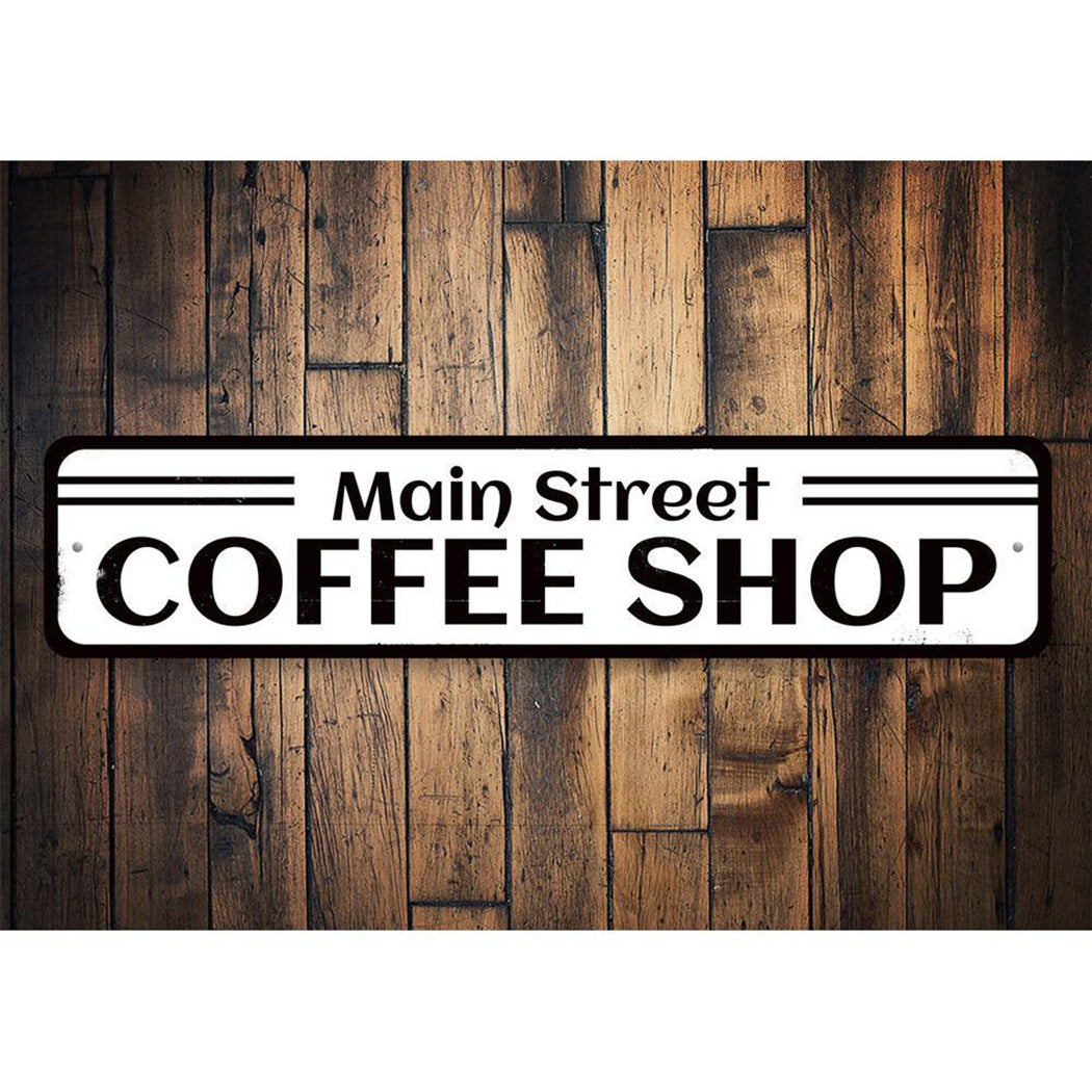 Main Street Coffee Shop Sign