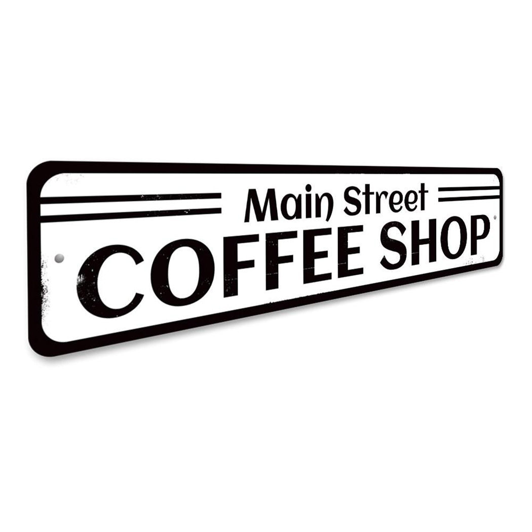 Main Street Coffee Shop Sign