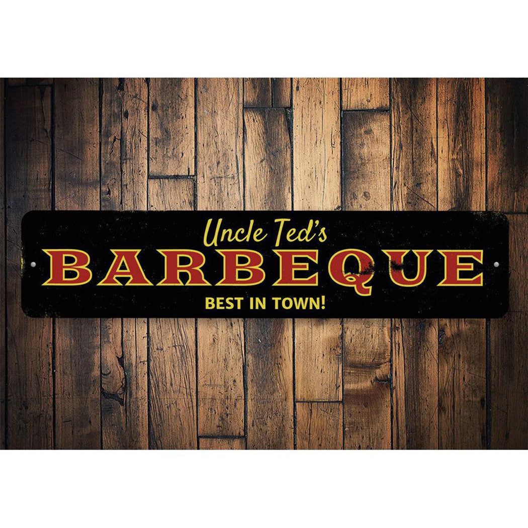 Barbecue Best in Town Sign