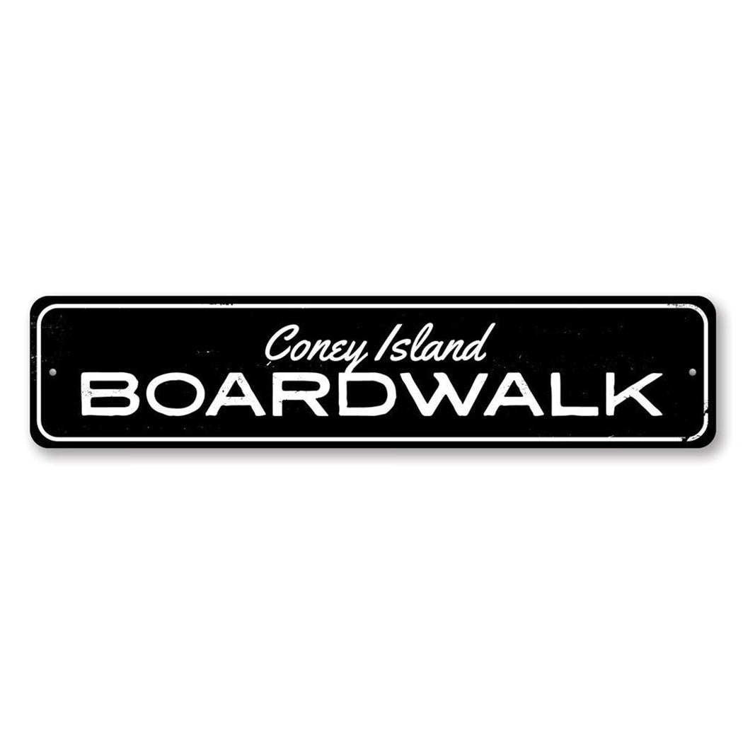 Boardwalk Destination Metal Sign