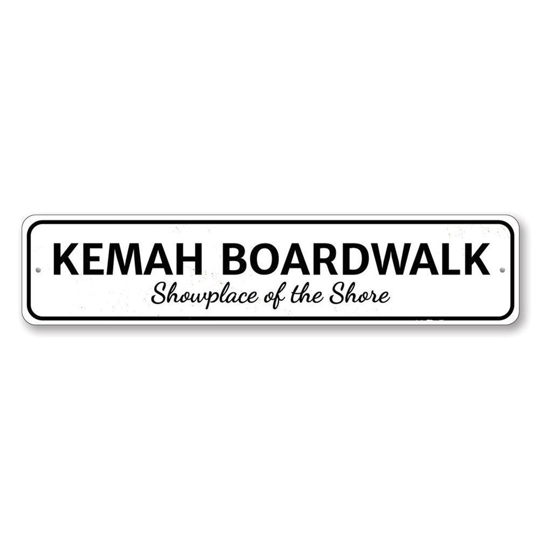 Boardwalk Showplace Metal Sign