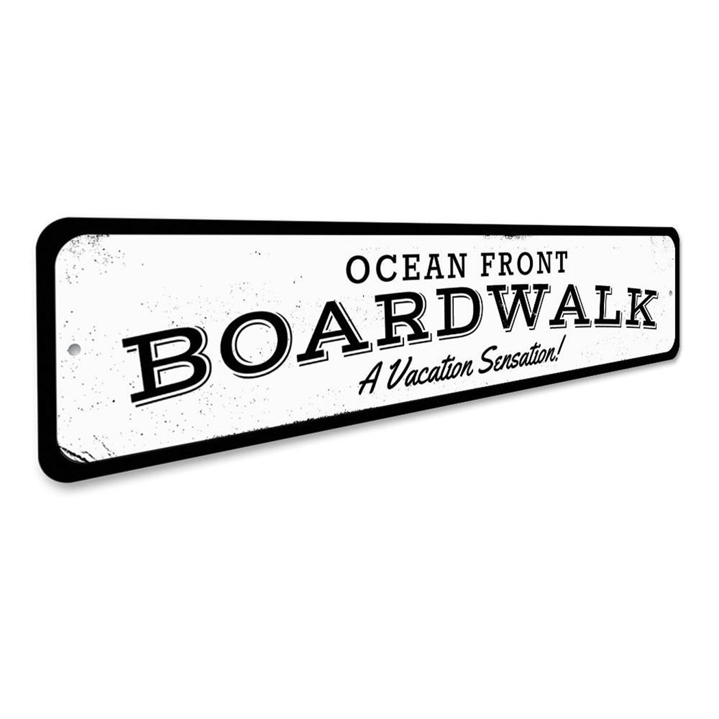 Oceanfront Boardwalk Sign