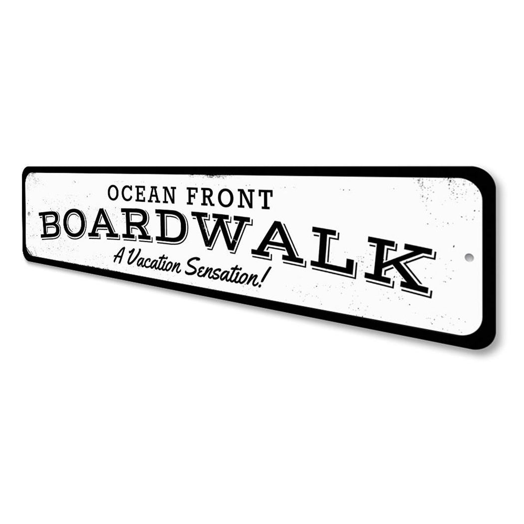 Oceanfront Boardwalk Sign