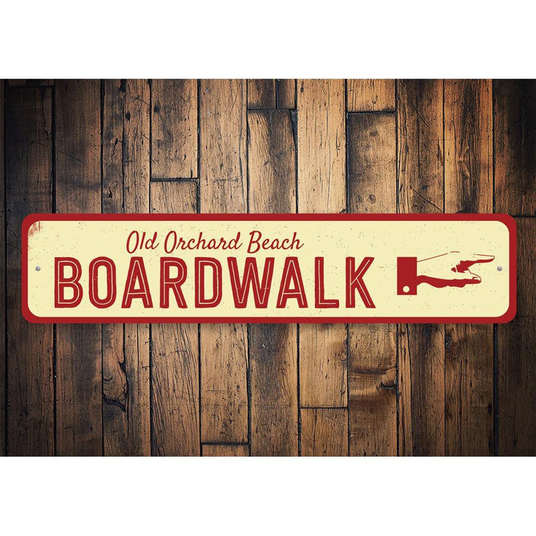 Boardwalk Pointing Hand Sign