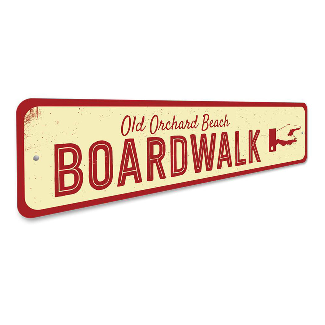Boardwalk Pointing Hand Sign