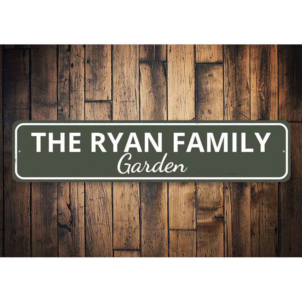 Family Garden Sign