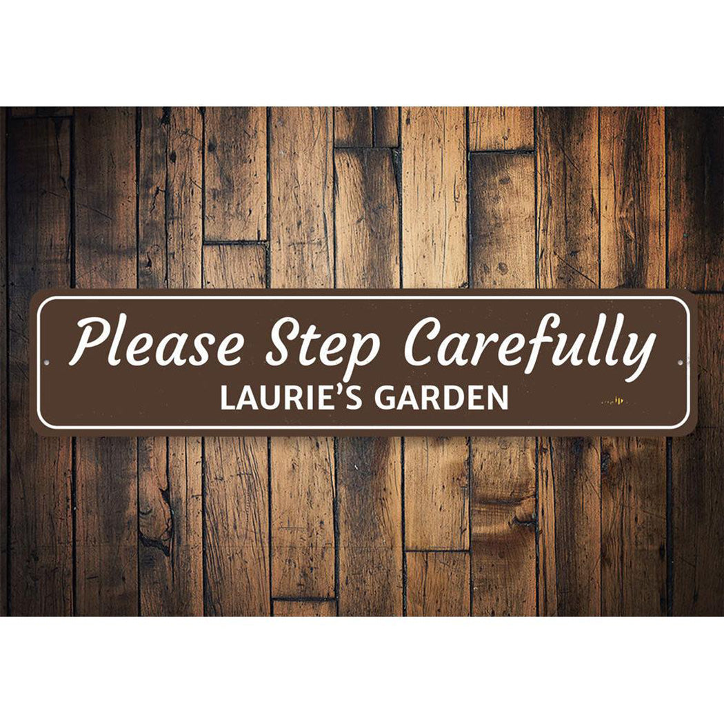 Garden Warning Sign