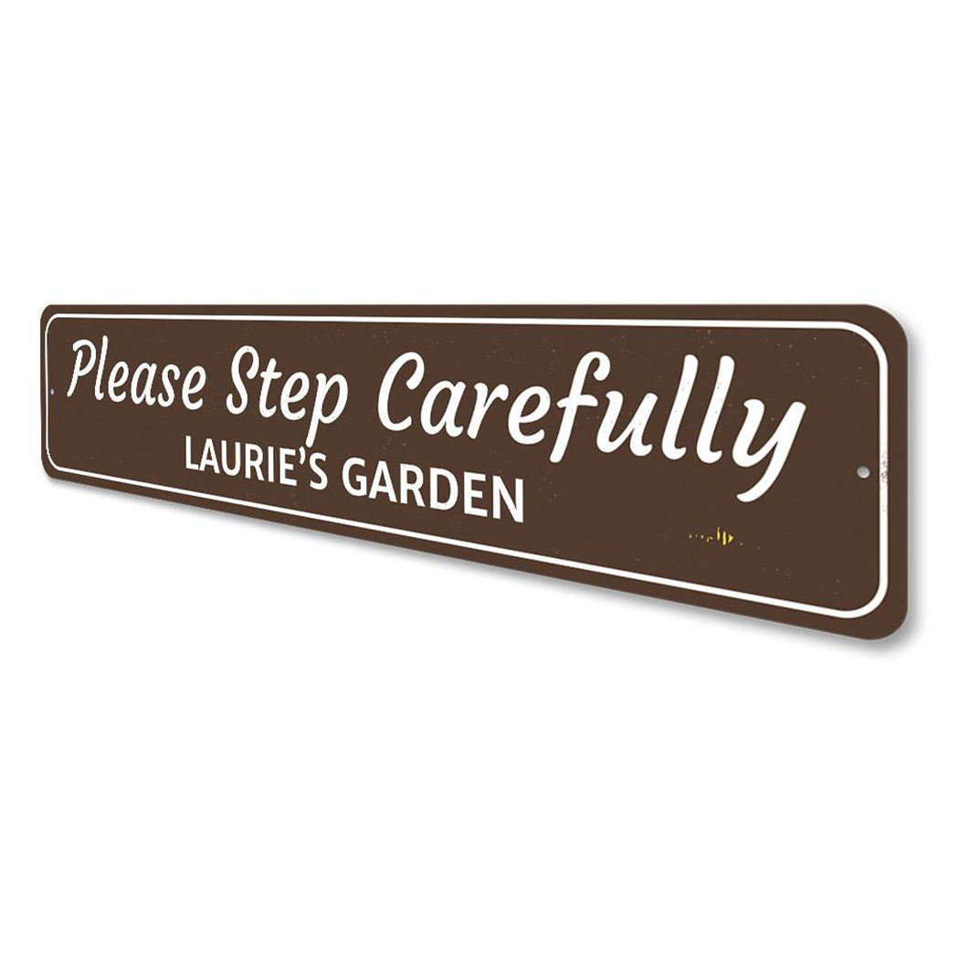 Garden Warning Sign