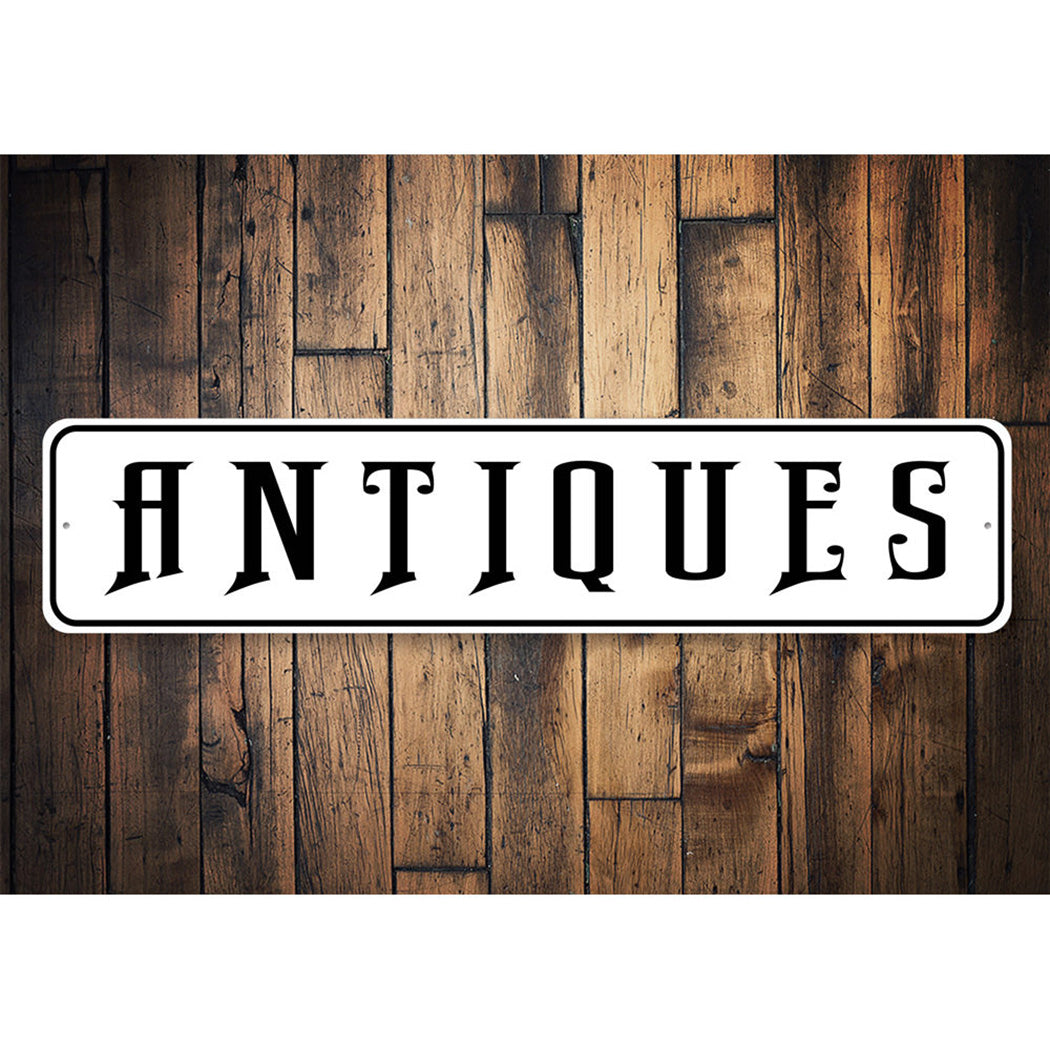 Antiques Novelty Sign