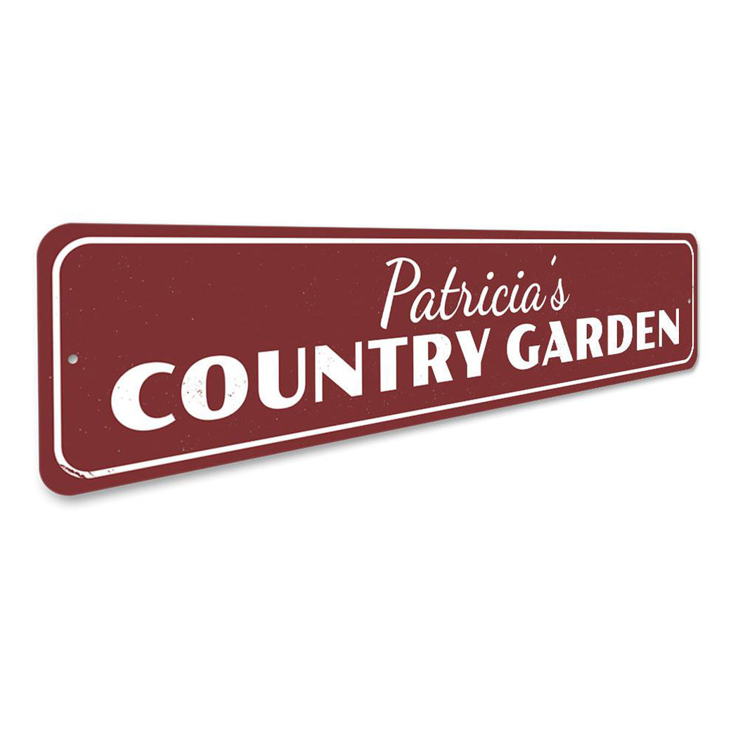 Country Garden Sign