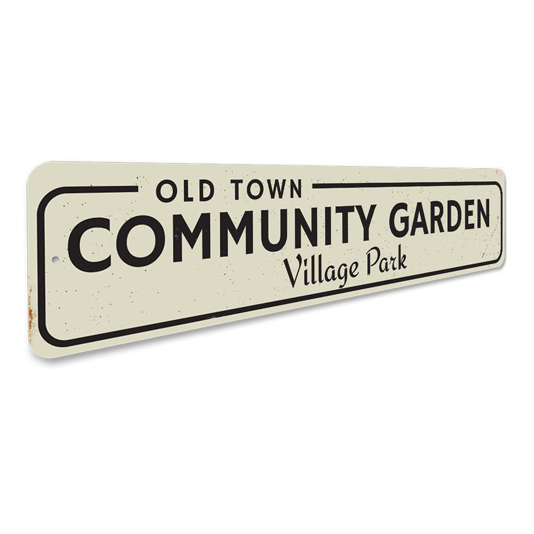 Old Town Community Garden Sign