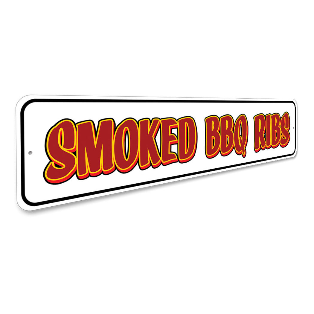 Smoked Bbq Ribs Sign