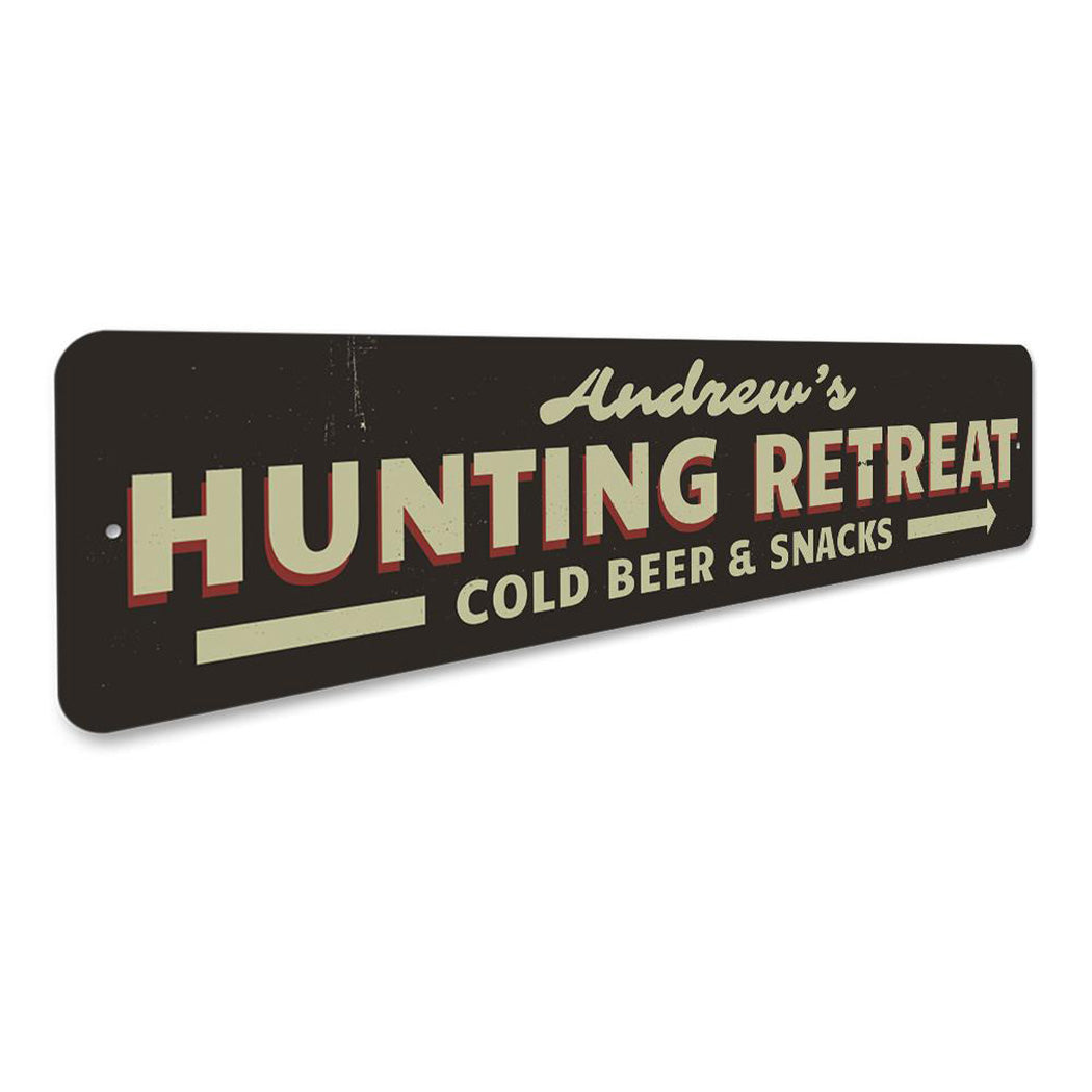 Hunting Retreat Name Sign