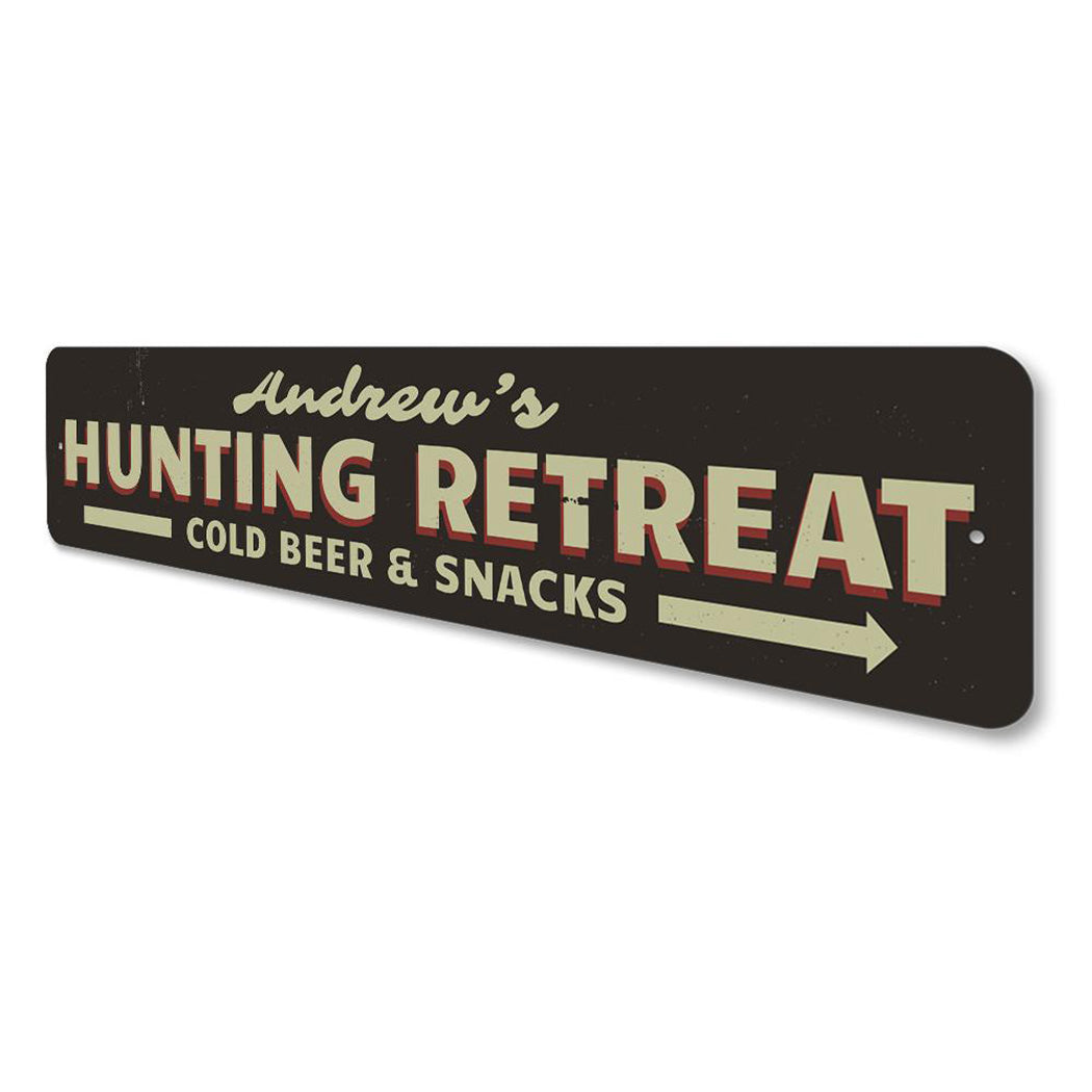 Hunting Retreat Name Sign