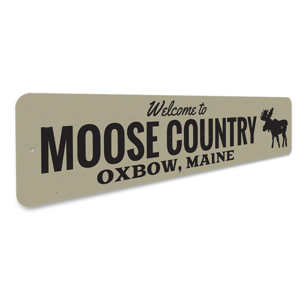 Moose Country Sign