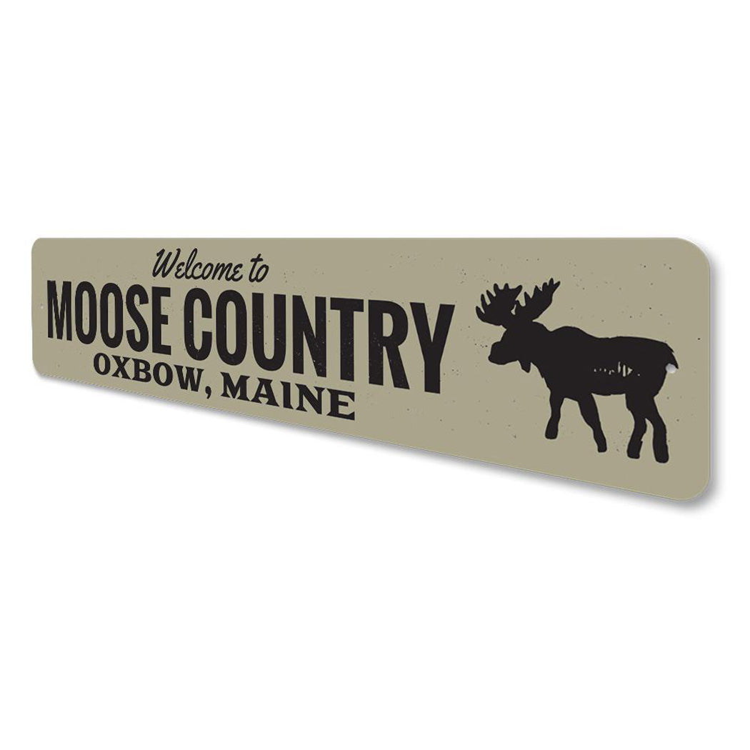 Moose Country Sign