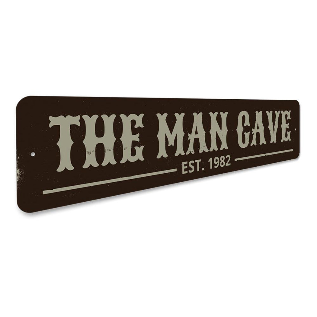 Man Cave Established Date Sign