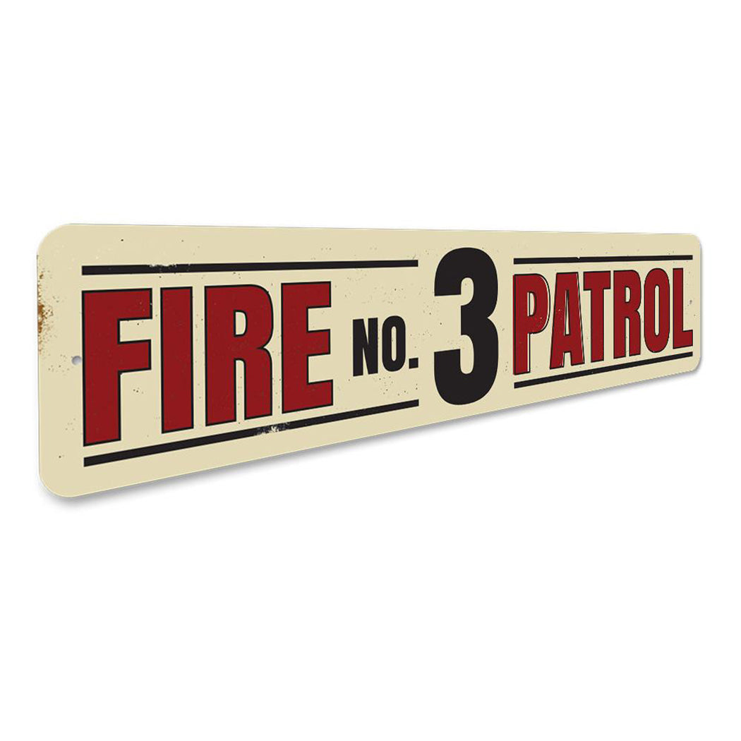 Fire Patrol Number Sign