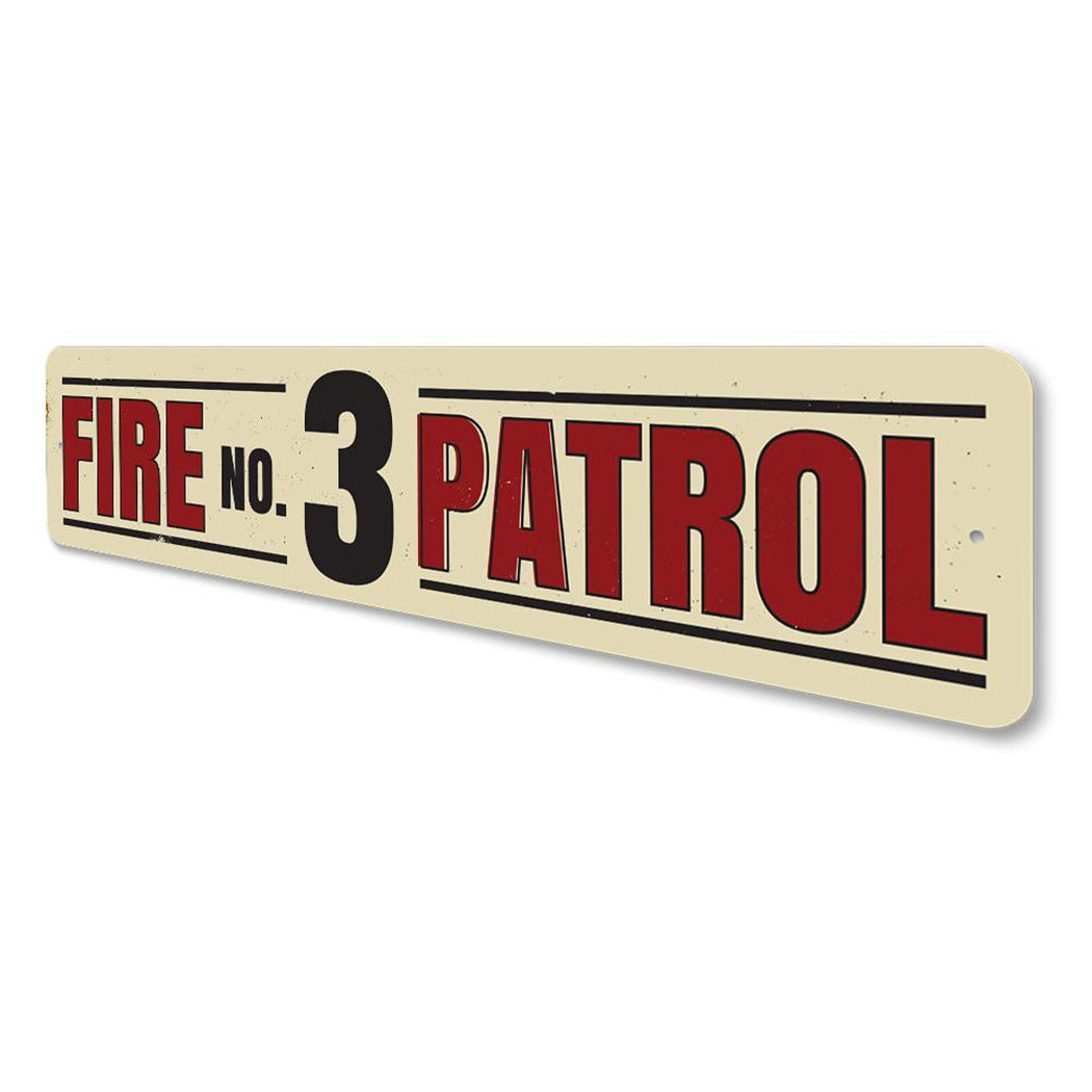 Fire Patrol Number Sign