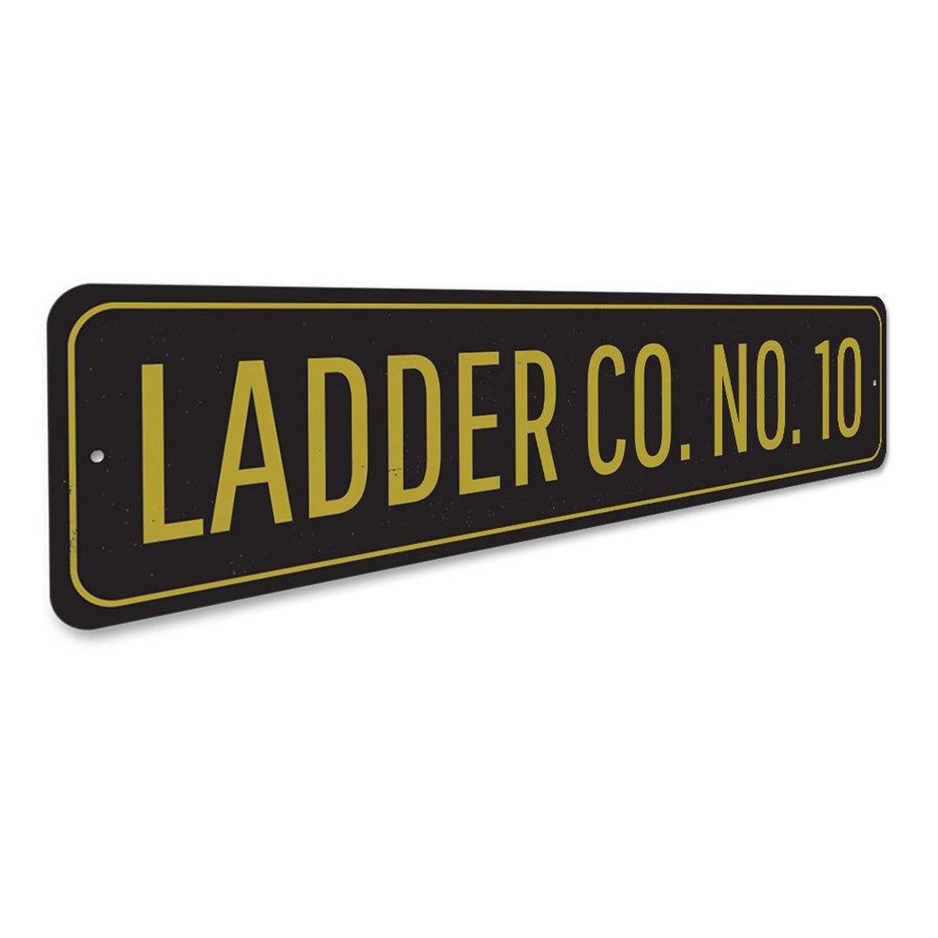 Ladder Company Number Sign