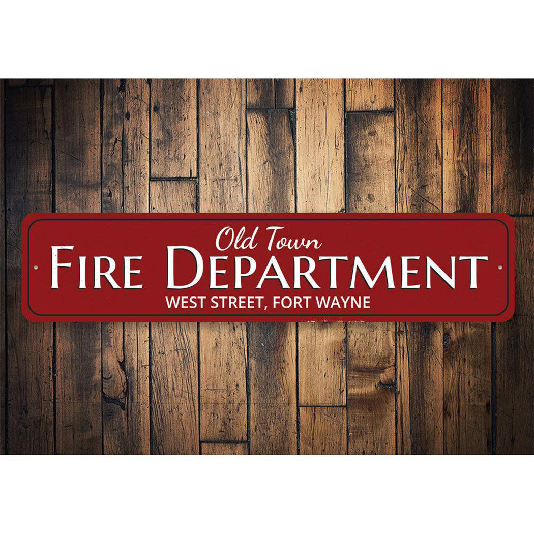 Old Town Fire Department Sign