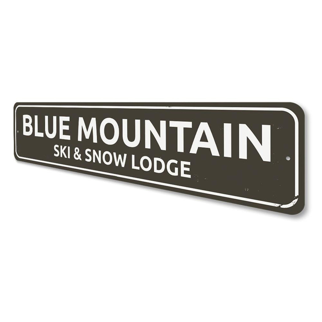 Ski & Snow Lodge Sign